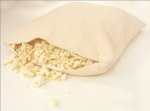 Shredded Rubber Pillow with Organic Damask Outer Shredded Rubber Pillow with Organic Damask Outer
